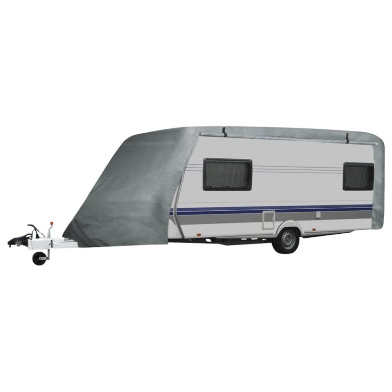 Vidaxl Gray S Caravan Cover