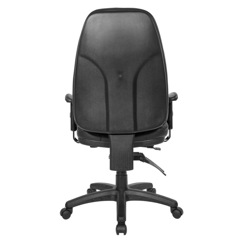 Deluxe Multi Function Ergonomic High Back Chair In Dillon Black, Ec4350 ...