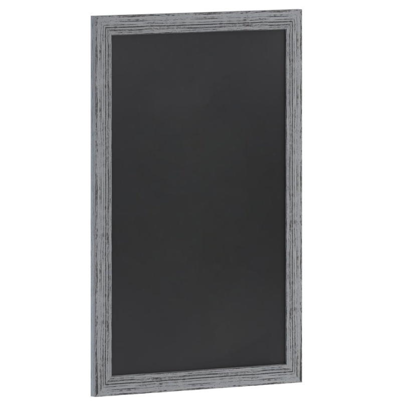 Canterbury 24" X 36" Rustic Gray Wall Mount Magnetic Chalkboard Sign