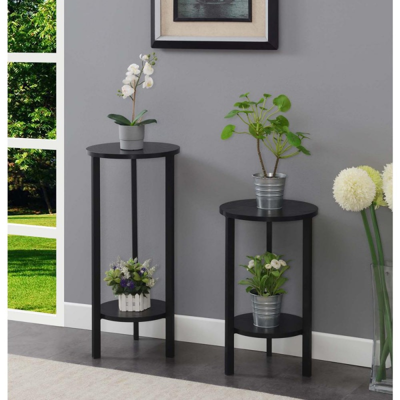 Graystone 24 Inch 2 Tier Plant Stand