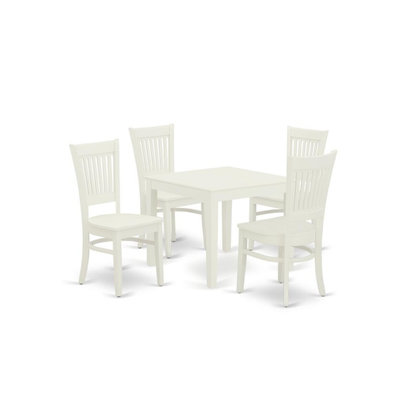Dining Table- Dining Chairs, Oxva5-Lwh-w