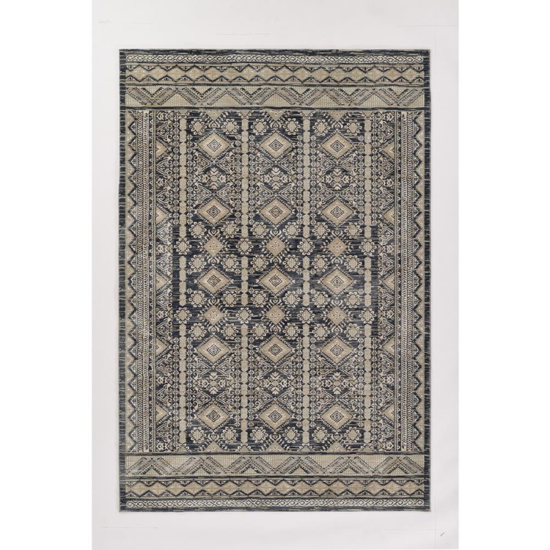 Southwestern Rectangle Area Rug, Charcoal, 1'10" X 2'10"