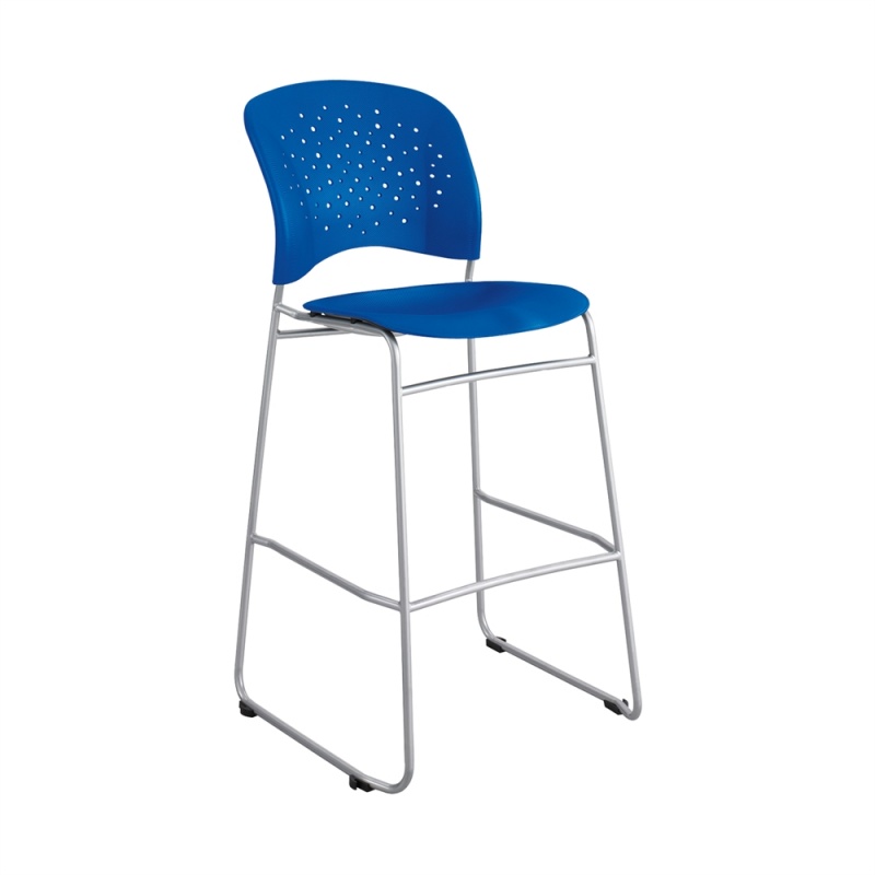 Reve™ Bistro-Height Chair Round Back Blue