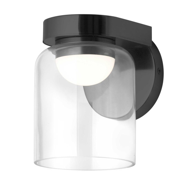 10W Wall Sconce, MB, Clear Glass