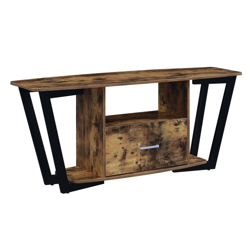 Graystone 1 Drawer TV Stand with Shelves