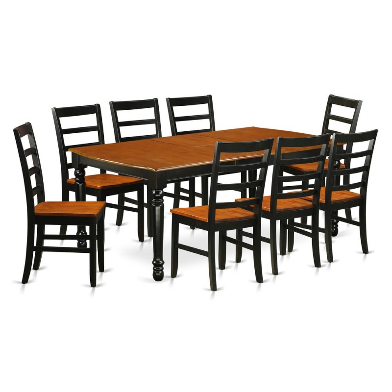 Dining Room Set Black & Cherry