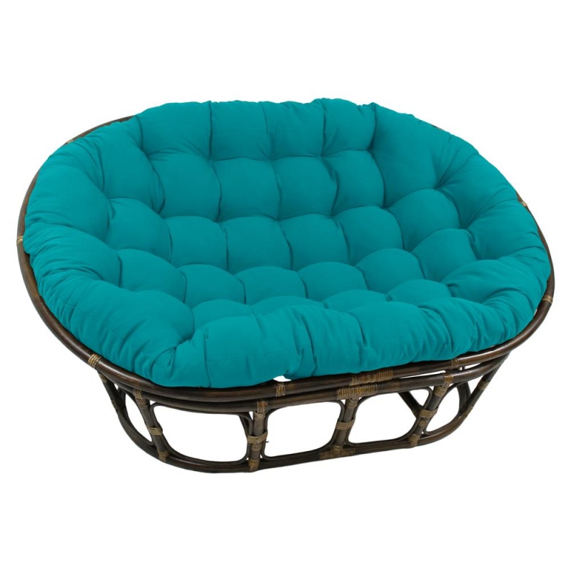 78-Inch By 58-Inch Solid Twill Double Papasan Cushion 93304-78-Tw-Ab