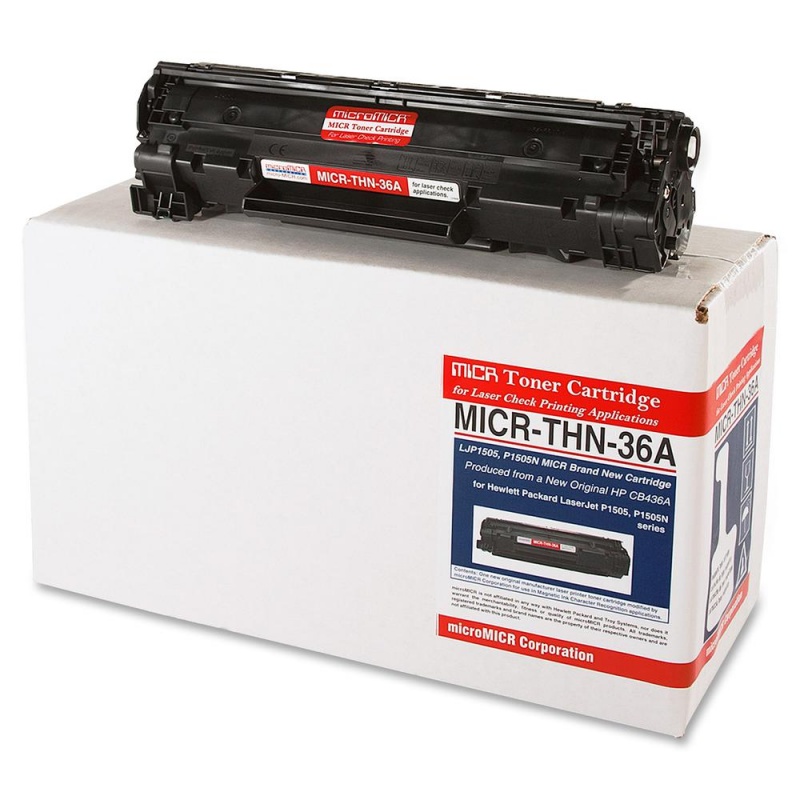 Micromicr Micr Toner Cartridge - Alternative For Hp 36A - Laser - 2000 Pages - Black - 1 Each