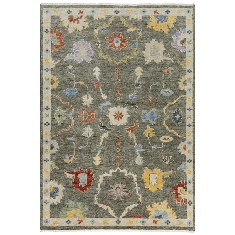 Hand Knotted Cut Pile Wool Rug, 9' X 12'