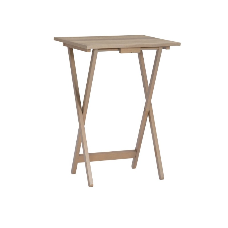 Driftwood Acacia Tray Table Set
