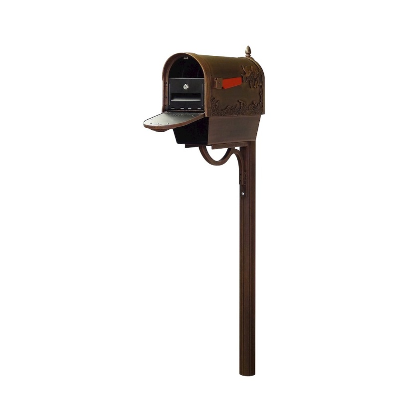 Hummingbird Curbside Mailbox With Paper Tube