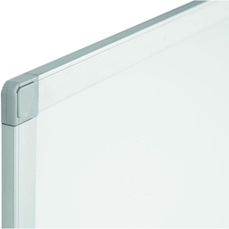 Bi-Silque Ayda Steel Dry Erase Board - 24" (2 Ft) Width X 36" (3 Ft) Height - White Steel Surface - Aluminum Frame - Rectangle - Horizontal/Vertical - 1 Each