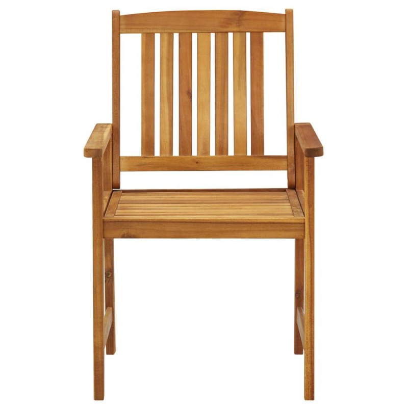 Vidaxl Director's Chairs With Cushions 2 Pcs Solid Acacia Wood 1177