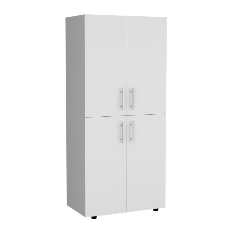 Armoire Wardrobe 70" H, Double Doors, White