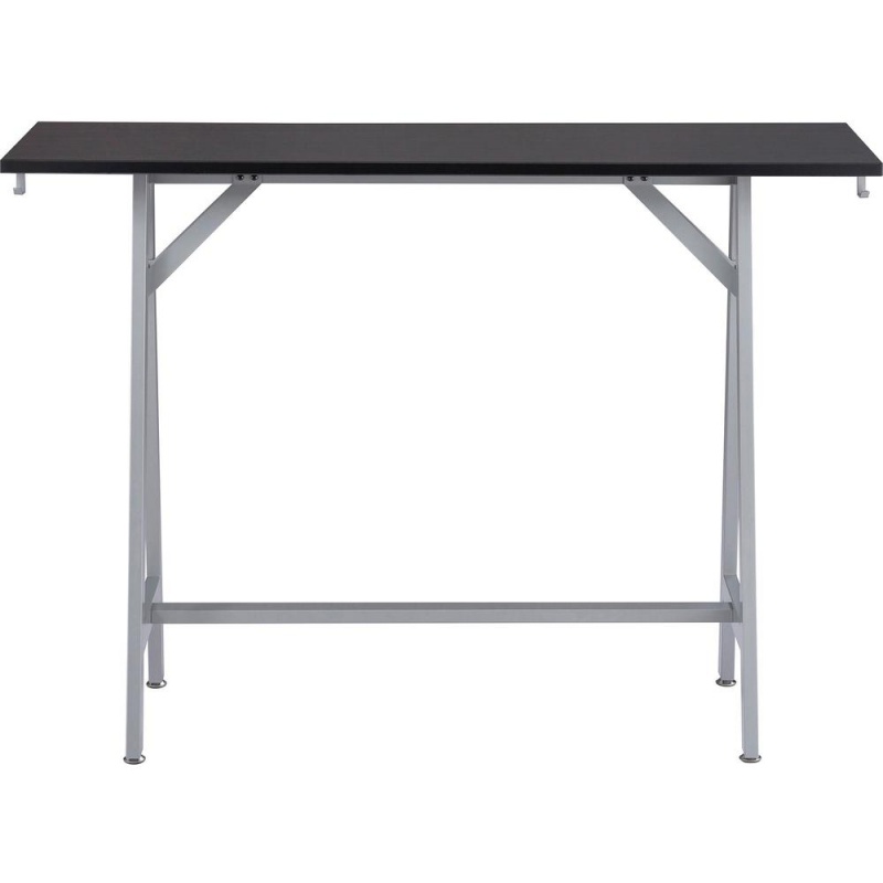 Safco Spark Teaming Table Standing-Height Base - Powder Coated, Silver Base - 42.25" Height - Assembly Required - Silver