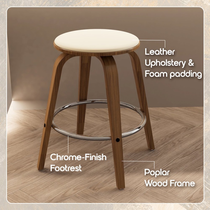 Wooden Counter Stool Pelya Collection