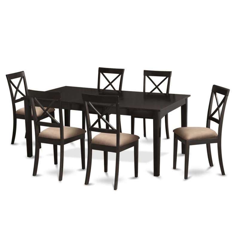 7 Pc Dining Room Set-Table Featuring Leaf And 6 Dinette Chairs