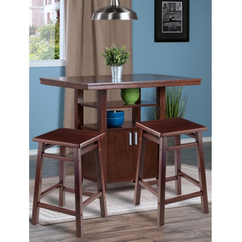 Albany 3-Pc Set High Table W/ Counter Stools