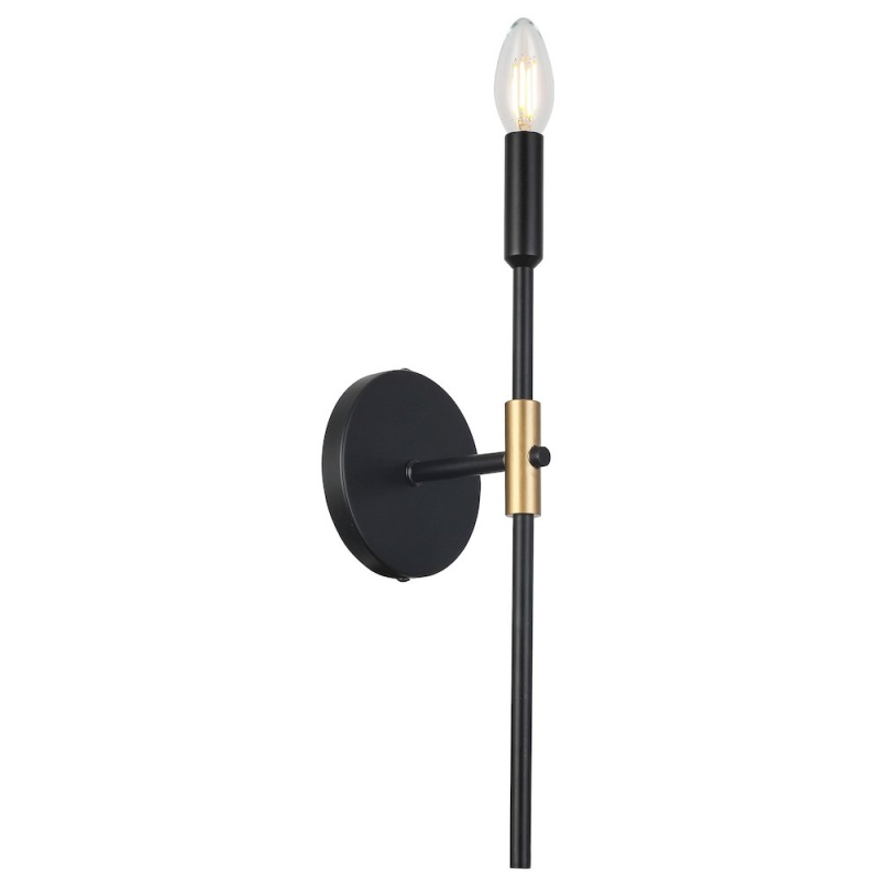 1 Light Incandescent Wall Light