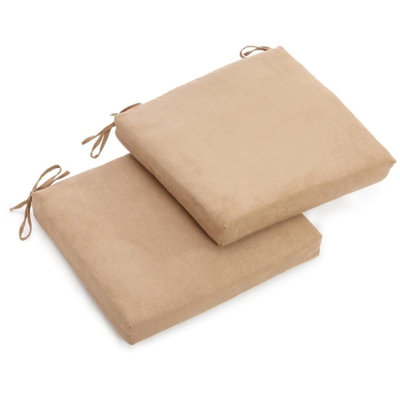 20-Inch by 19-Inch Spun Polyester Chair Cushions (Set of Two)