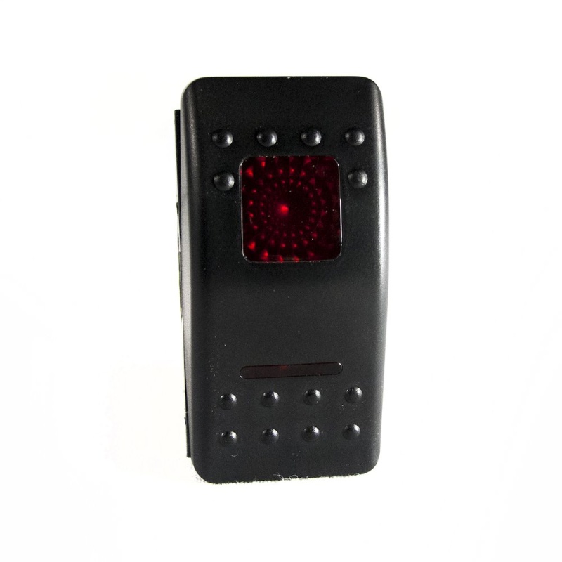 LED Rocker 12-Volt On-Off Switch (Red)