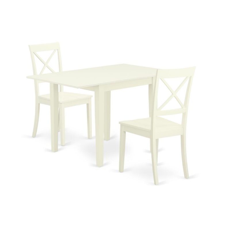 Dining Room Set Linen White, Ndbo3-Lwh-w