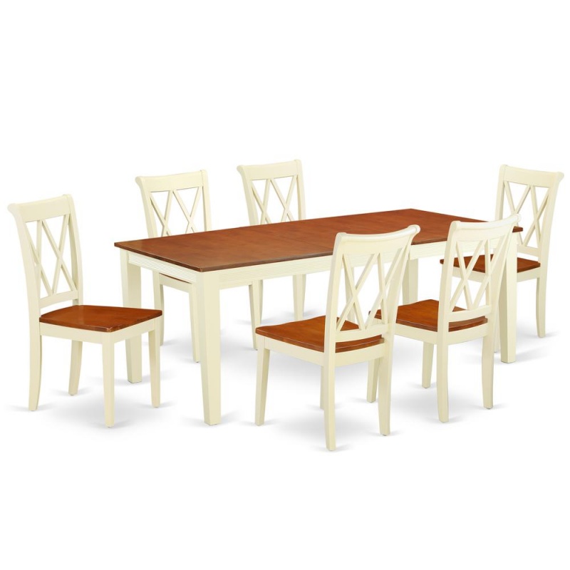 Dining Room Set Buttermilk & Cherry
