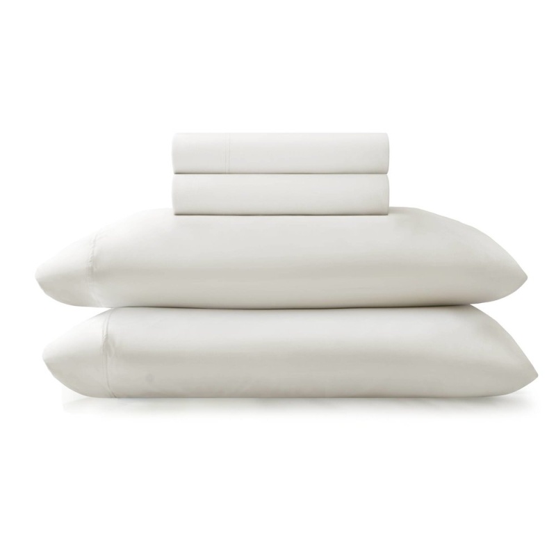 Stretch Jersey Sheet Set, White Color