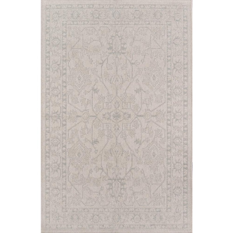 Transitional Rectangle Area Rug, Grey, 3'11" X 5'7"
