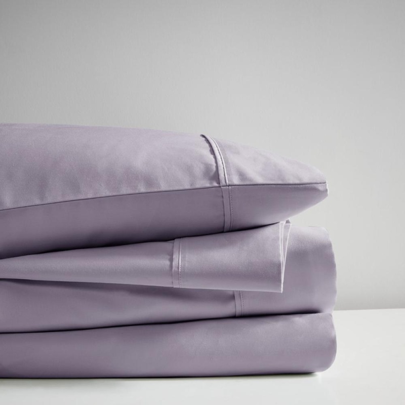 60% Cotton 40% Polyester Sateen Cooling Sheet Sets W/ Huntsman Cooling Chemical
