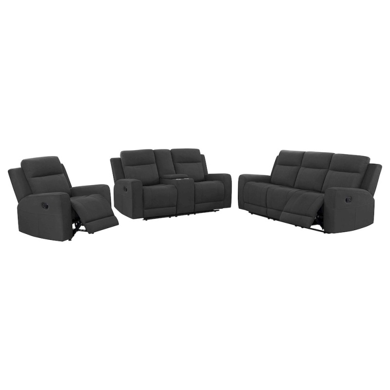 Brentwood 3-Piece Upholstered Reclining Sofa Set