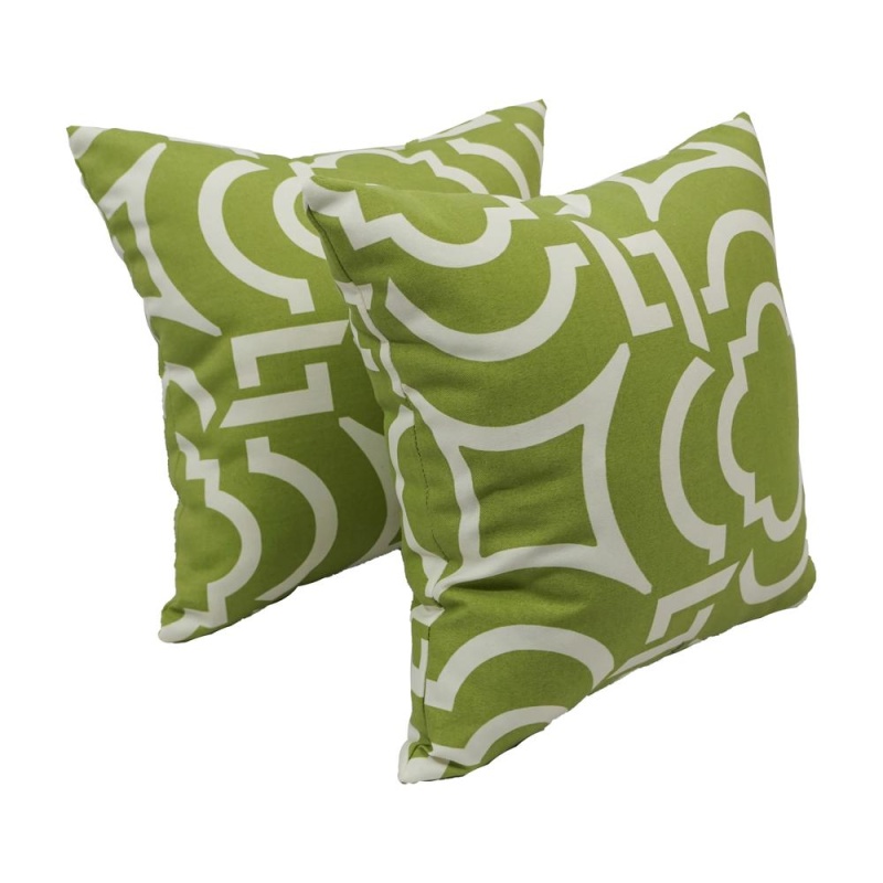 17-Inch Square Polyester Outdoor Throw Pillows (Set Of 2) 9910-S2-Od-131