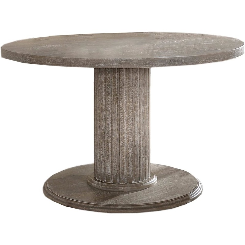 Best Master Furniture Jessica 47" Transitional Wood Dinette Table In Gray