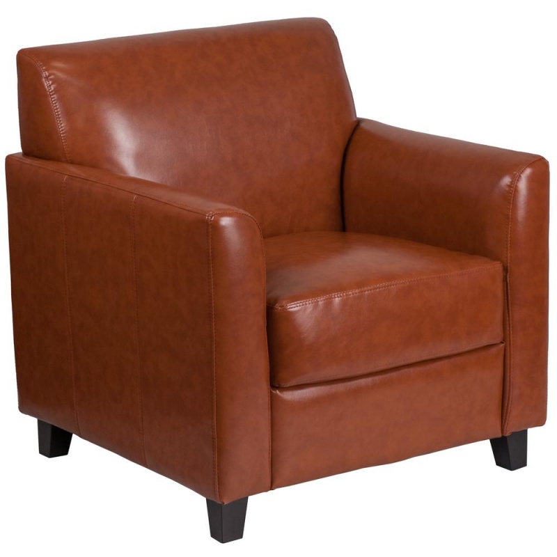 Diplomat Cognac Leathersoft Chair