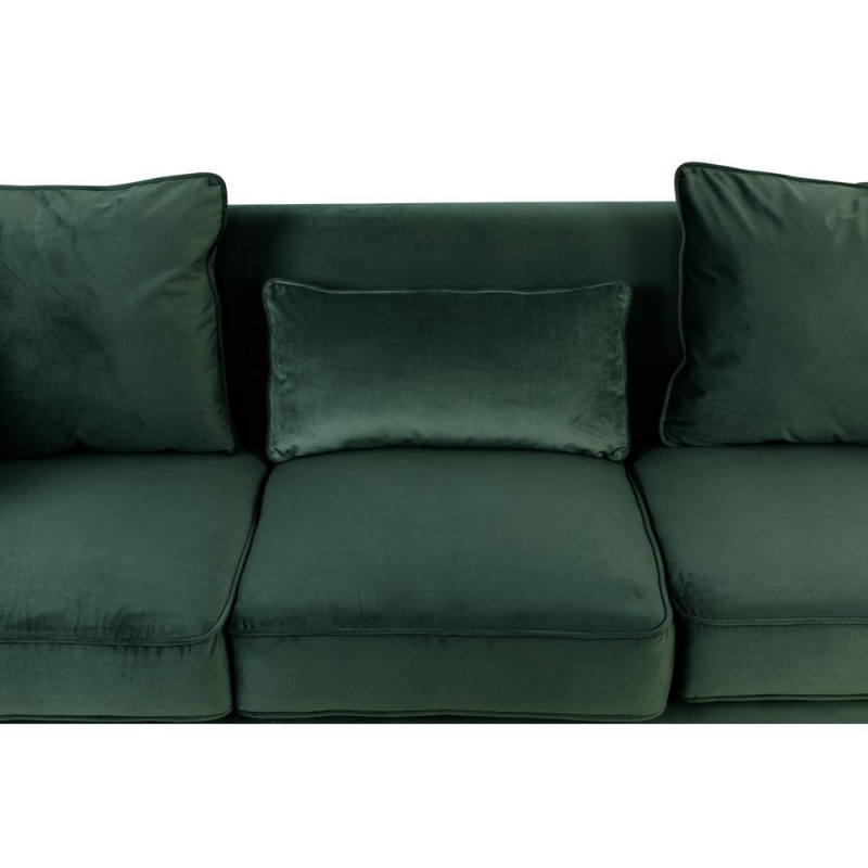 Bayberry Green Velvet Sofa Loveseat Chair Living Room Set