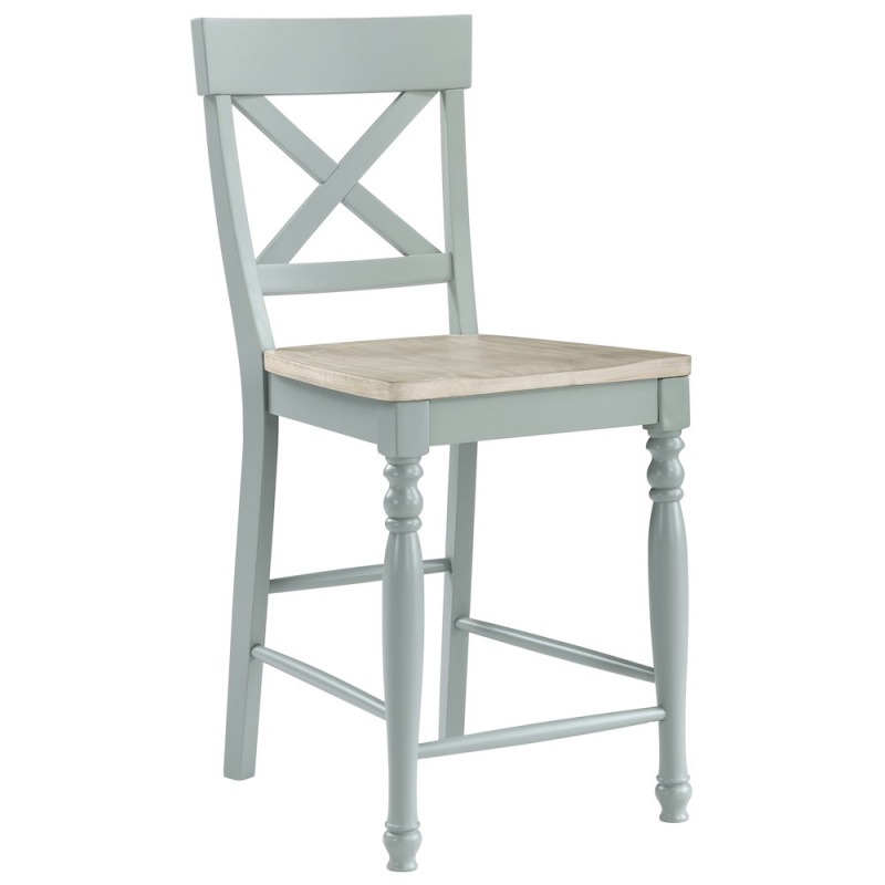 Darcy Green Counter Chair