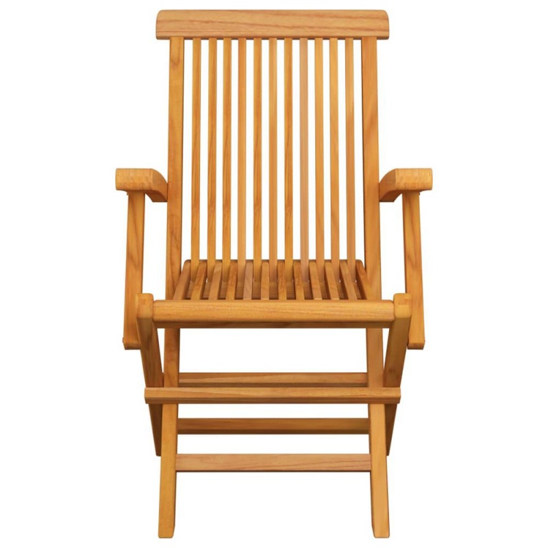 Vidaxl Garden Chairs With Cream White Cushions 6 Pcs Solid Teak Wood 2558