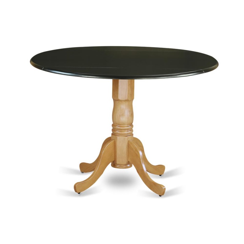 Dining Table in Black & Oak