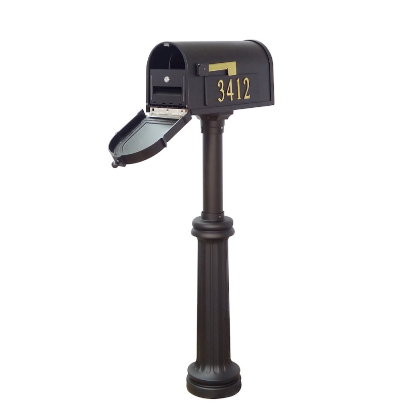 Curbside Mailbox With Front And Side Address Numbers