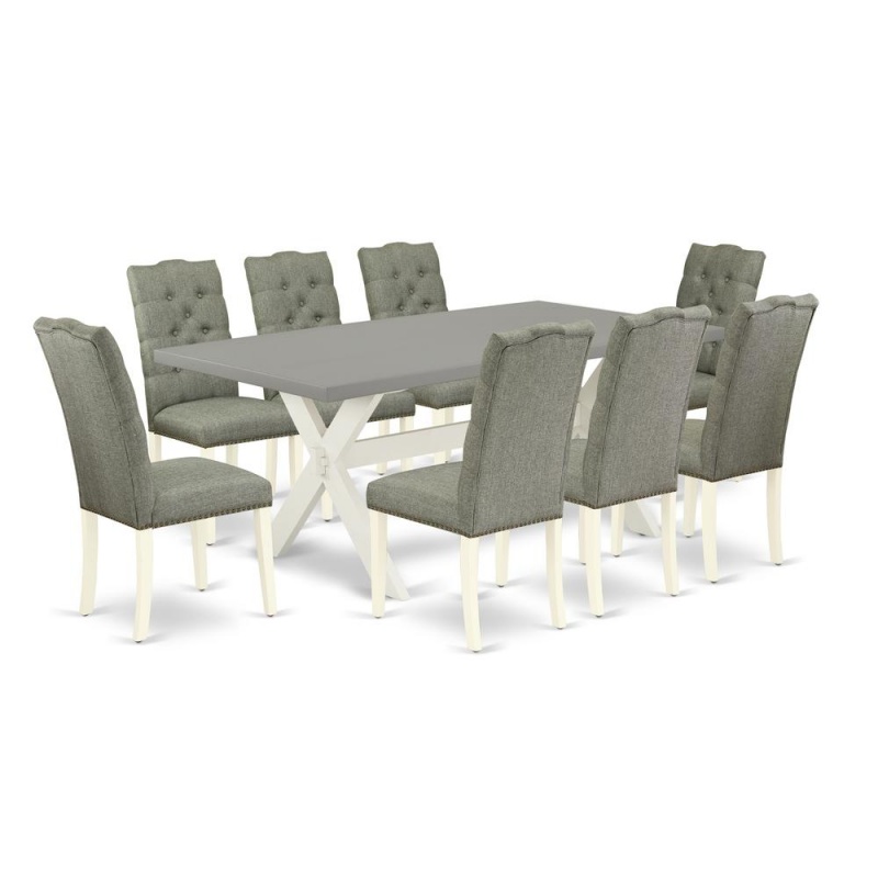 East West Furniture 9-Pc Dinette Set
