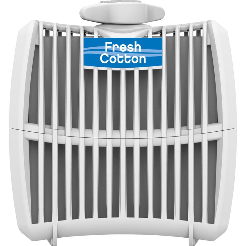 Genuine Joe Air Refreshener Refill Cartridge - Fresh Cotton - 12 / Carton - Long Lasting, Odor Neutralizer