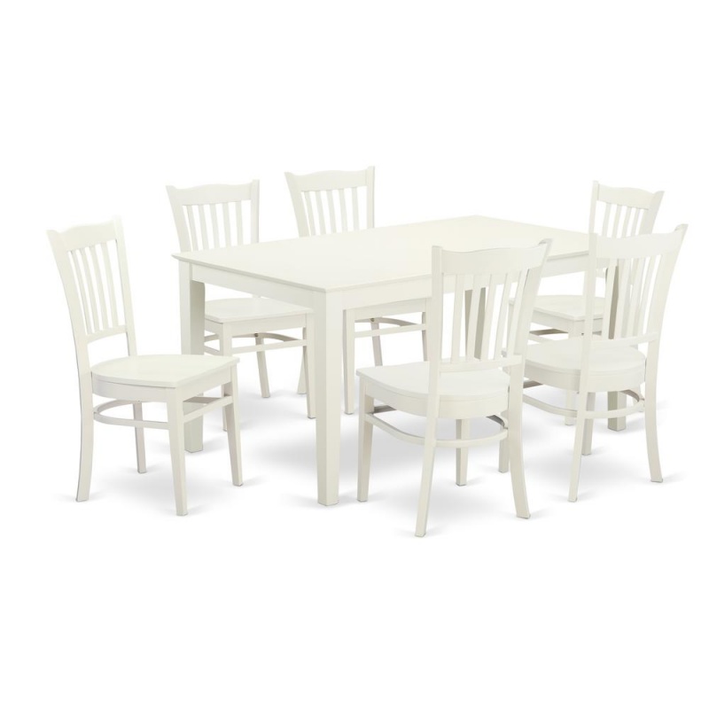 Dining Room Set Linen White