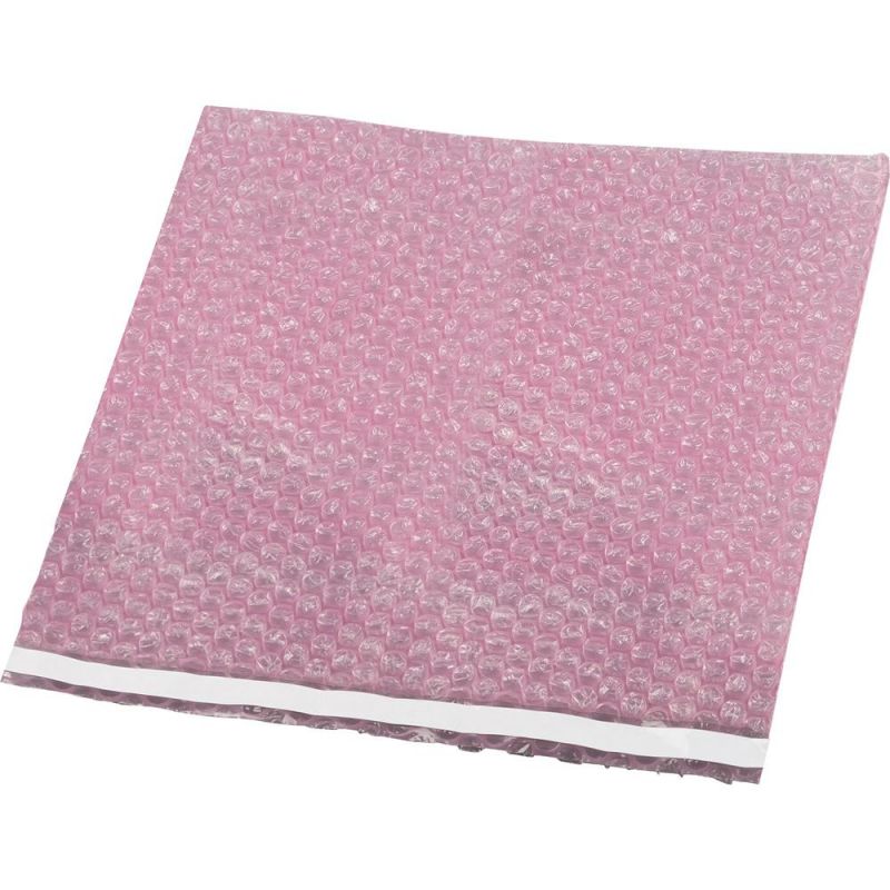 Sparco Anti-Static Bubble Bag - 24" Width X 24" Length - Pink - 50/Carton - Electronic Equipment, Tool, Accessories, Small Parts