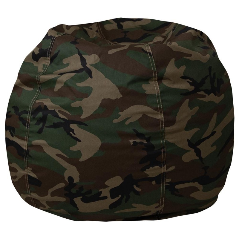 Small Camouflage Bean Bag Chair For Kids And Teens