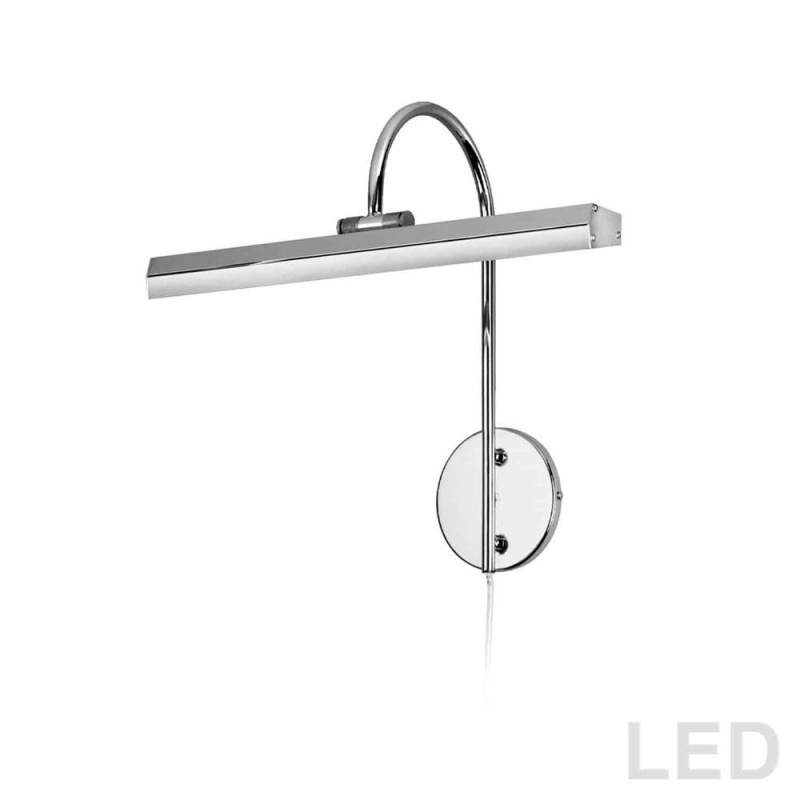 20W Picture Light, Polished Chrome Finish
