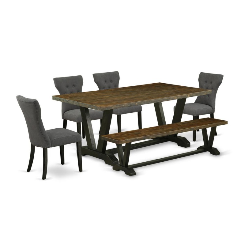 6-Piece Modern Dining Table Set
