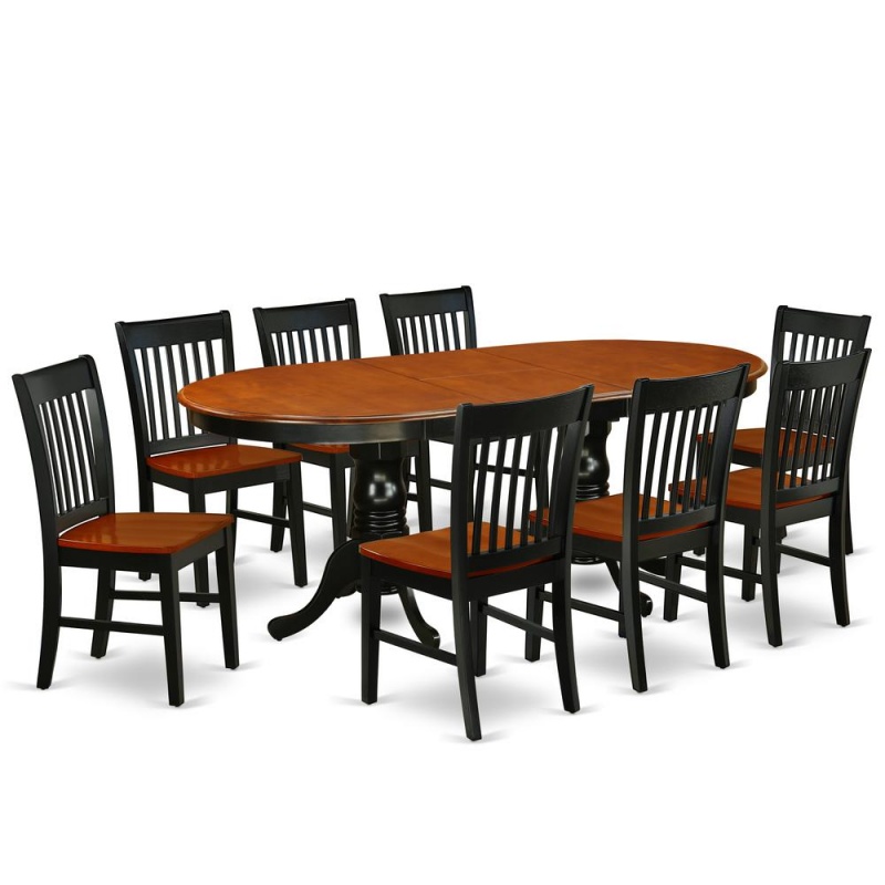Dining Room Set Black & Cherry