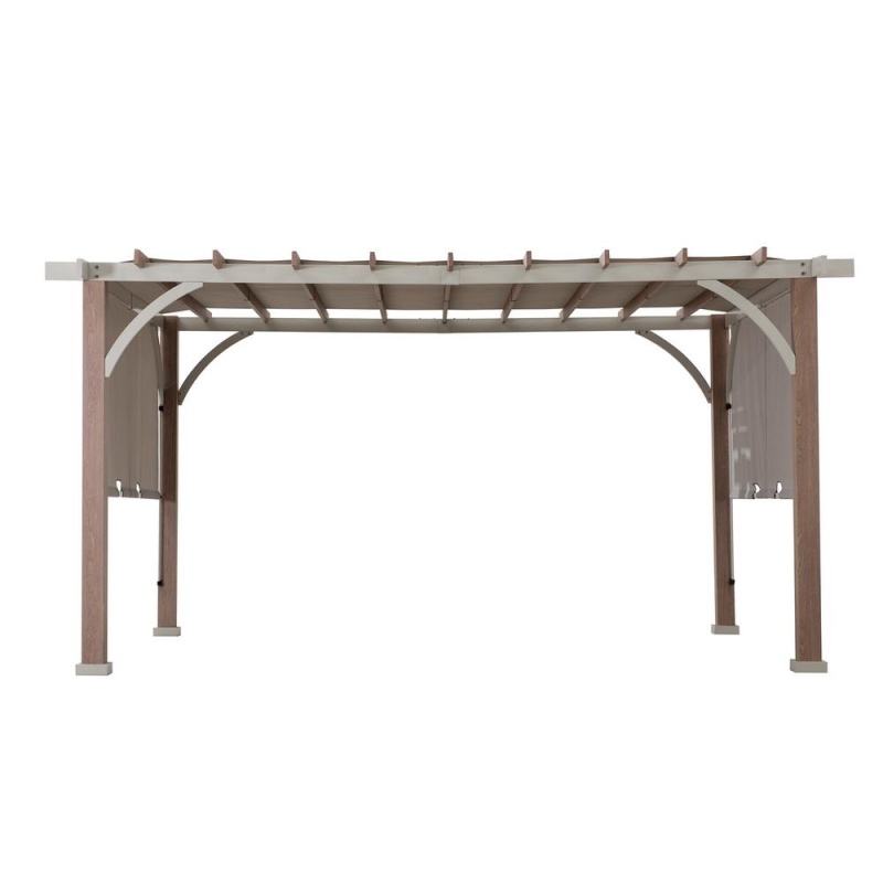 Sunjoy Delrey 12 x 14 Ft. Pergola with Adjustable Canopy