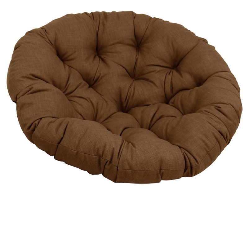 44-Inch Solid Outdoor Spun Polyester Papasan Cushion