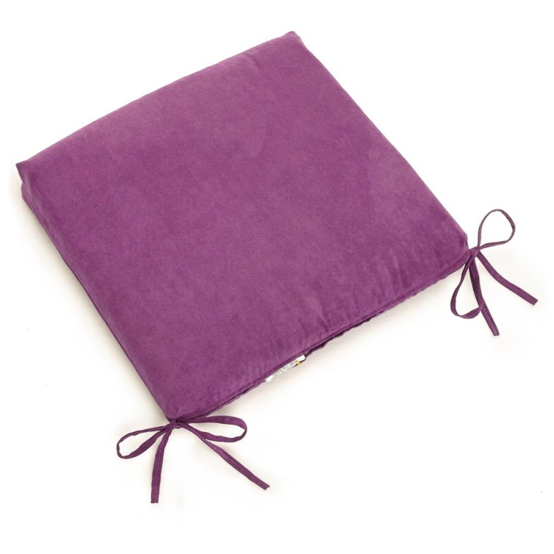 20-Inch By 19-Inch Solid Microsuede Chair Cushions (Set Of 2) 93454-2Ch-Ms-Uv